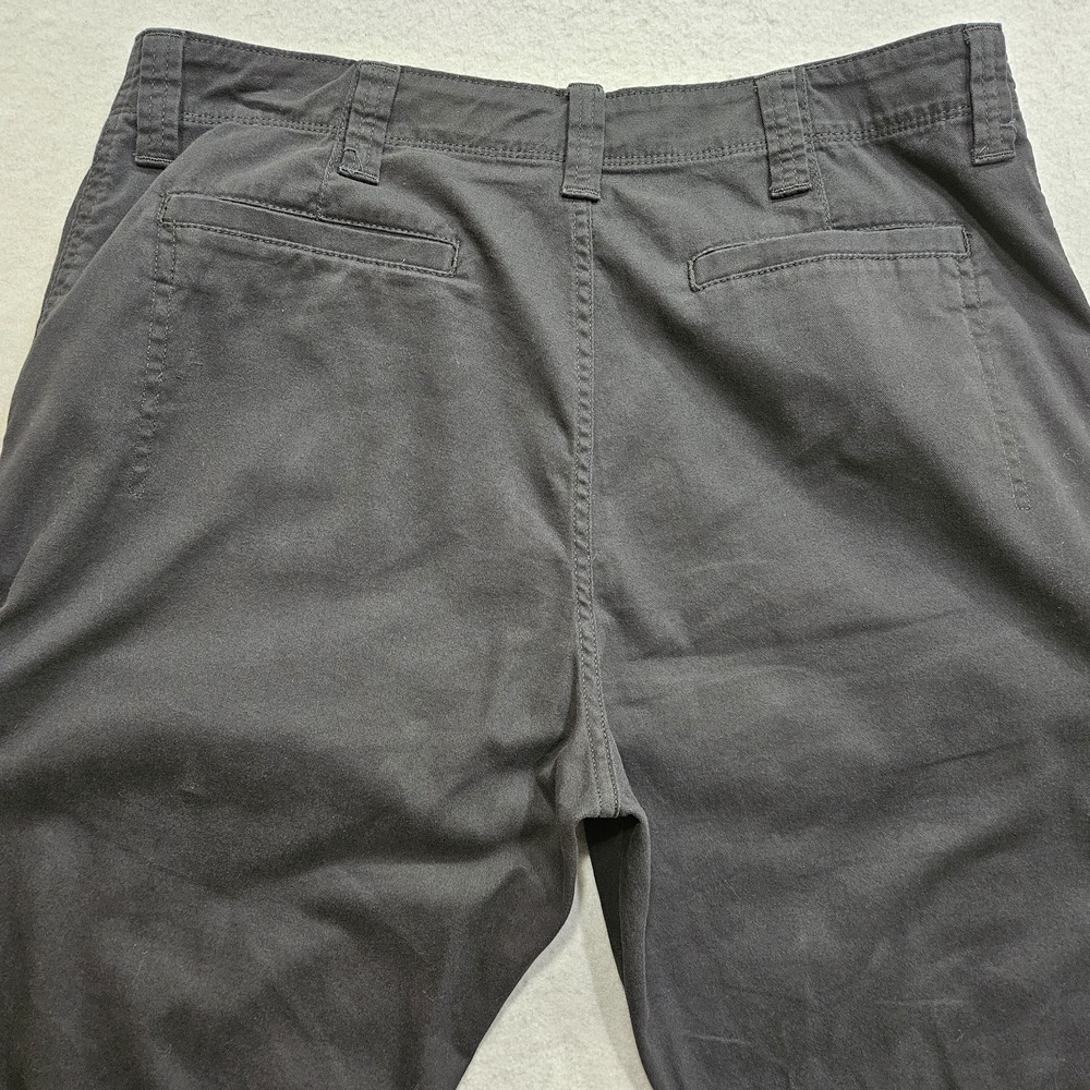 Wrangler Cargo Work Pants Mens 36x33 Black High Rise Straight Leg Relaxed Fit - Picture 4 of 11